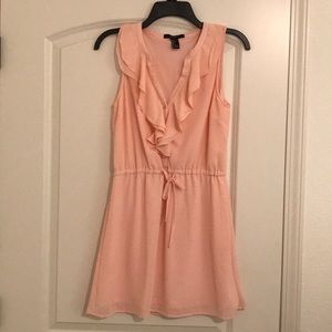 Peach summer dress